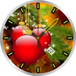 Ícone de Christmas Clock Live Wallpaper